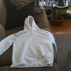 A white hoodie